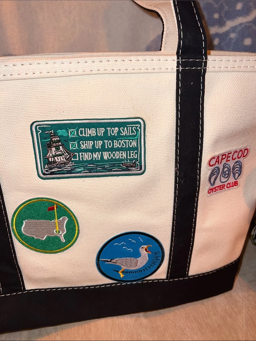 L.L. Bean Medium Boat and Tote.